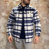 Heavy Flannel Shirt Blue