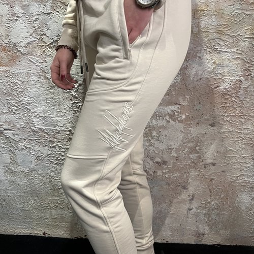 Malelions Women Multi Trackpants Beige/Off White