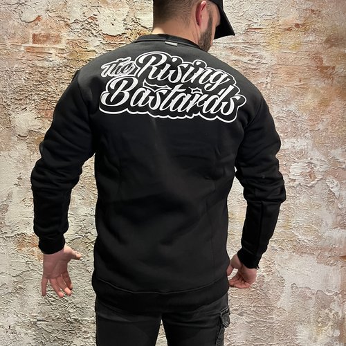 Quotrell Rising Bastard Crewneck Black Quotrell Rising Bastard Crewneck Black