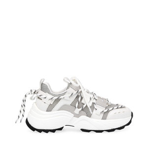 Steve Madden Tazmania White Grey Steve Madden Tazmania White Grey