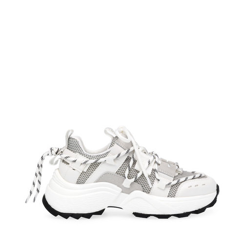 Steve Madden Tazmania White Grey