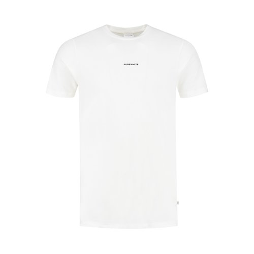 Purewhite Big Back Print Off White