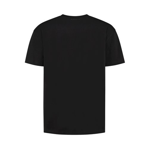 Ballin Amsterdam T-shirt with front embroidery Black