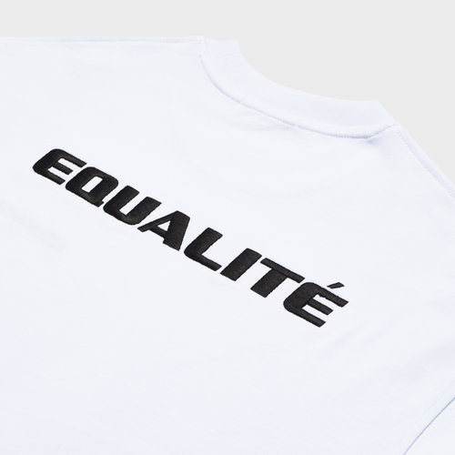 Equalité Essential Tee White