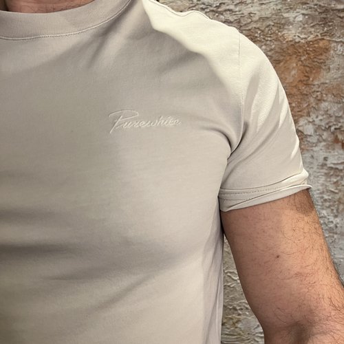 Purewhite T-shirt Sand