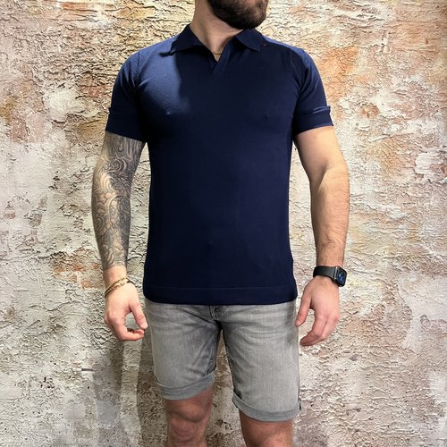 Radical Polo Buttonless Navy SS23-1105