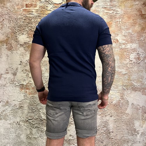 Radical Polo Buttonless Navy SS23-1105