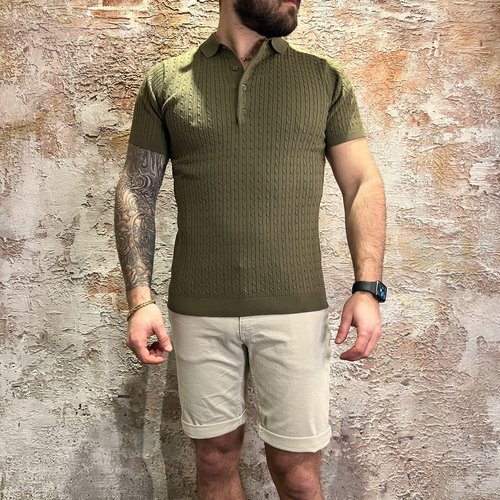 Radical Polo Button Green SS23-1101