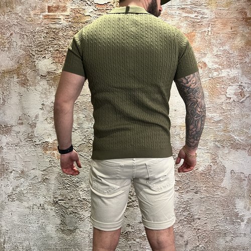 Radical Polo Button Green SS23-1101