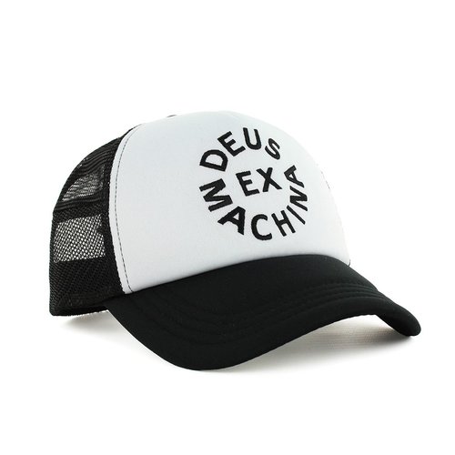 Deus Cap Circle Logo black