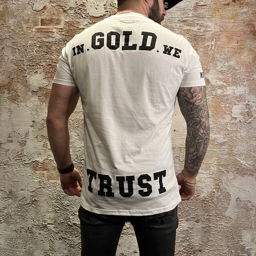 In Gold We Trust The Pusha T-Shirt White