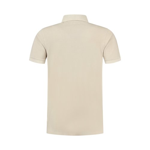 Purewhite Polo Garment Dye Faded Sand 23010109