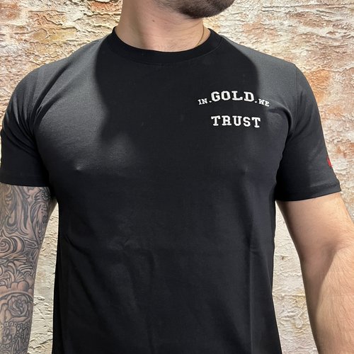 In Gold We Trust The Pusha Light T-shirt Black