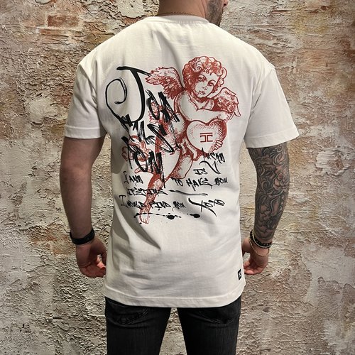 Jorcustoms LoveAngel Loose Fit T-Shirt White Jorcustoms LoveAngel Loose Fit T-Shirt White