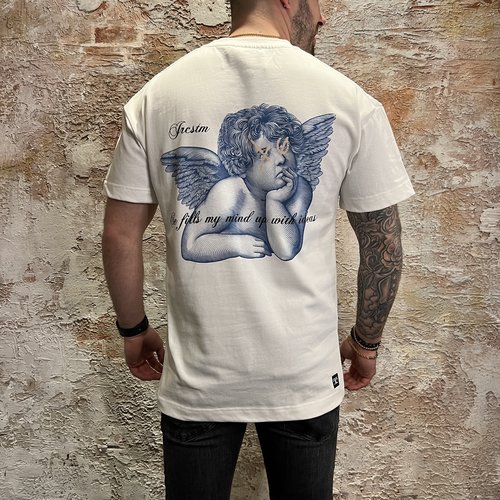 Jorcustoms Angel Loose Fit T-Shirt White Jorcustoms Angel Loose Fit T-Shirt White