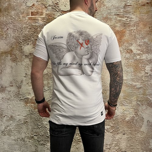 Jorcustoms Angel Slim Fit T-Shirt White