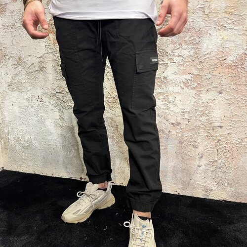 Quotrell Boston Cargo Pants Black