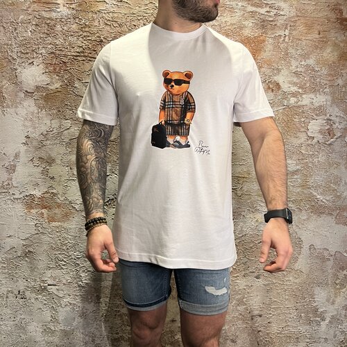 Bear With Me T-shirt Backpack White Bear With Me T-shirt Backpack White