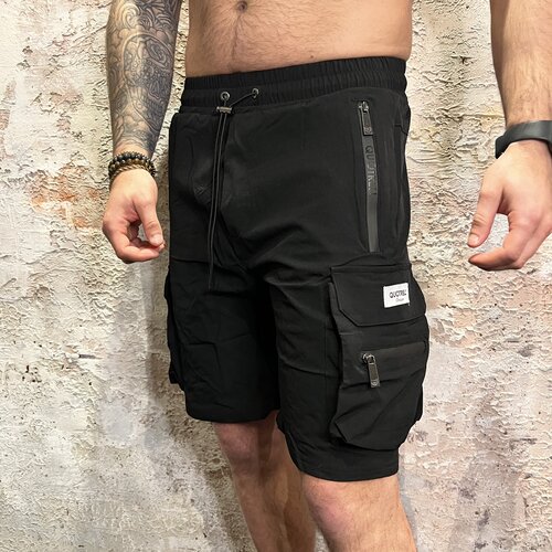 Quotrell Couture Couture Seattle Cargo Short Black Quotrell Couture Couture Seattle Cargo Short Black