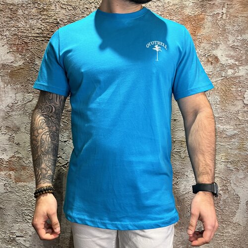 Quotrell Palm Springs T-Shirt Aqua