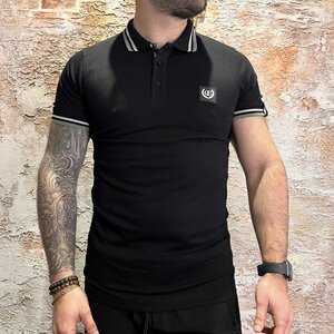 Quotrell Couture Couture Avergne Polo Black