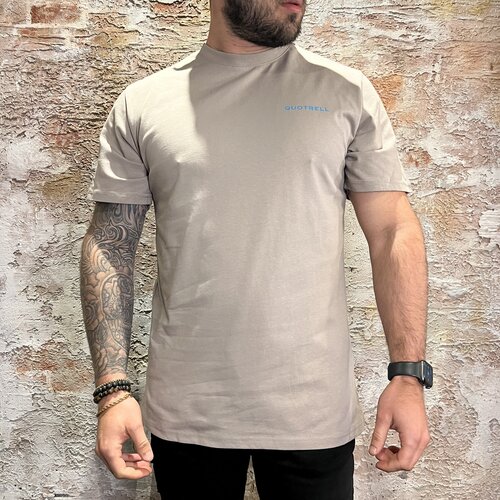 Quotrell Worldwide T-Shirt Taupe