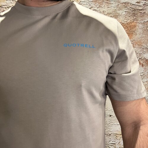 Quotrell Worldwide T-Shirt Taupe