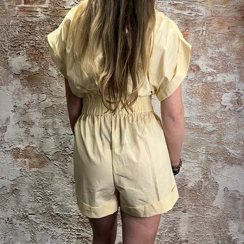 JoshV Sonja Playsuit Light Lemon