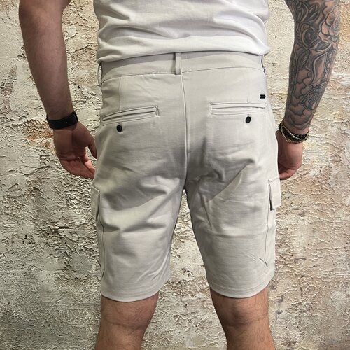 Purewhite Heavy Jersey Cargo Short Offwhite