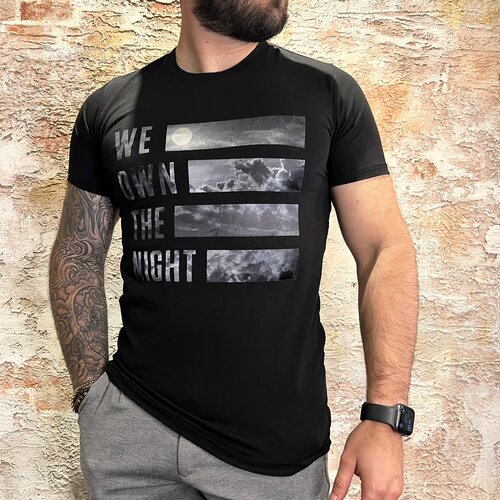 Purewhite We Own The Night T-shirt Black