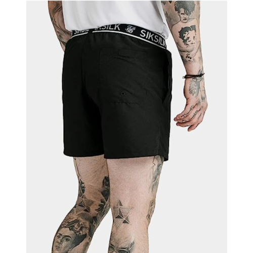 SikSilk Swimshort Standard Black