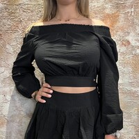 Rana Solid Top Black
