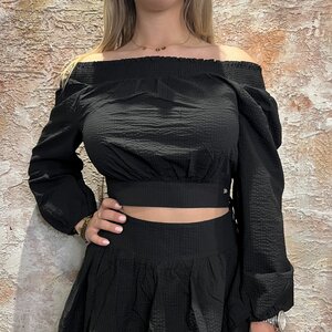 Nikkie Rana Solid Top Black Nikkie Rana Solid Top Black