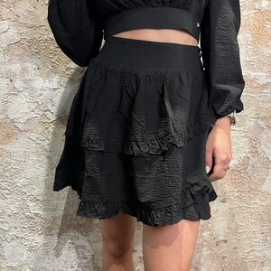 Nikkie Rana Solid Skirt Black