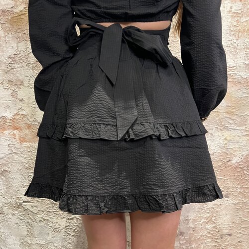 Nikkie Rana Solid Skirt Black