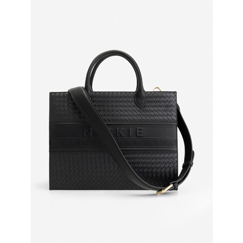 Nikkie Dante Braided Shopper Black Nikkie Dante Braided Shopper Black