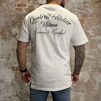 Atelier Milano T-Shirt Offwhite Braun