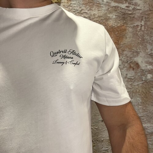 Quotrell Atelier Milano T-Shirt Offwhite Braun