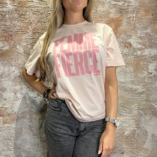 JoshV Teddy Femme Tshirt Peachy Pink JoshV Teddy Femme Tshirt Peachy Pink