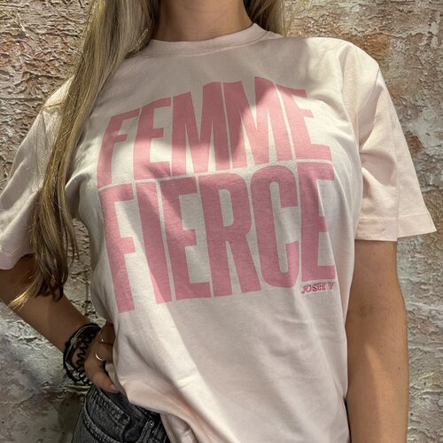 Josh V Teddy Femme Tshirt Peachy Pink