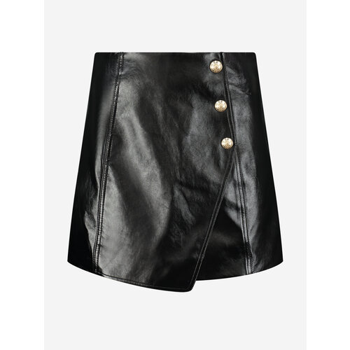 Nikkie Vinyl Skirt Black
