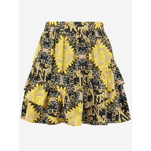 Nikkie Vera Printed Skirt Corn Yellow