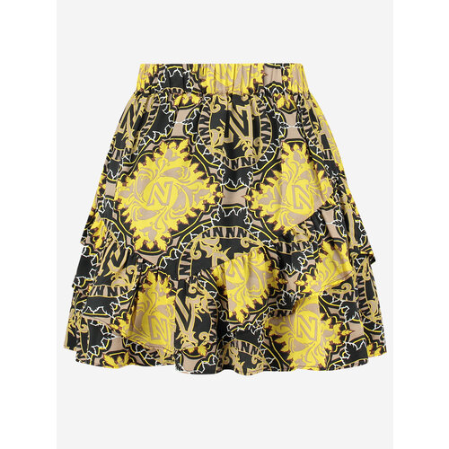 Nikkie Vera Printed Skirt Corn Yellow