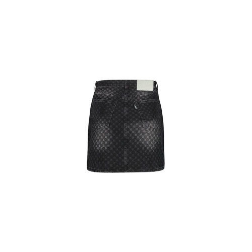 Malelions Monogram Skirt Black