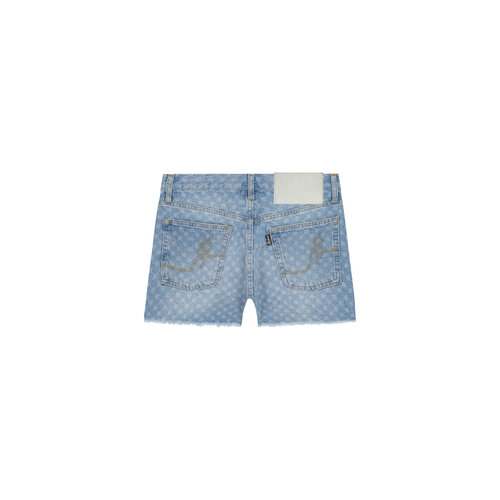 Malelions Monogram Short Light Blue