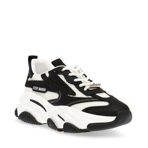 Steve Madden Possession Sneaker Black White Steve Madden Possession Sneaker Black White