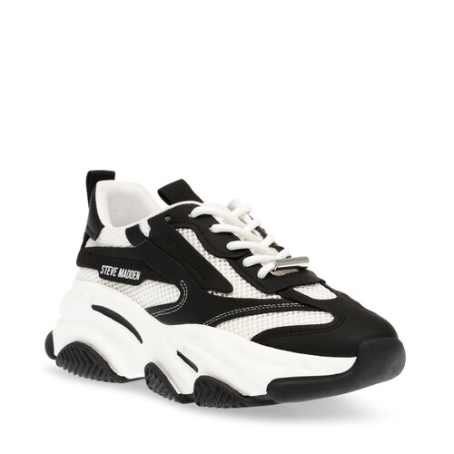 Steve Madden Possession Sneaker Black White