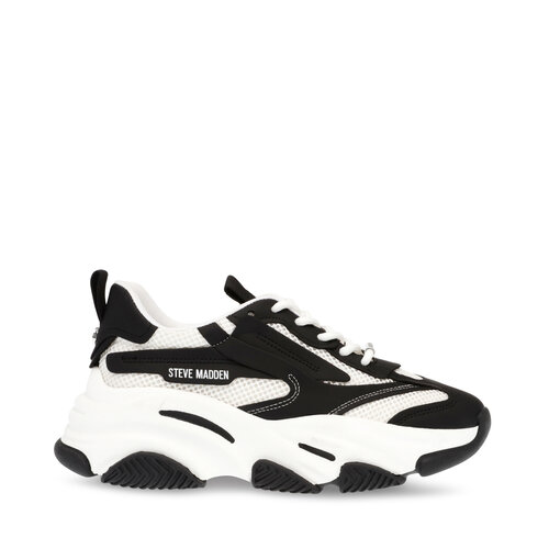 Steve Madden Possession Sneaker Black White