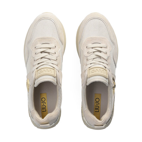 Liu.Jo Maxi wonder 52 - sneaker cow suede/mesh egg