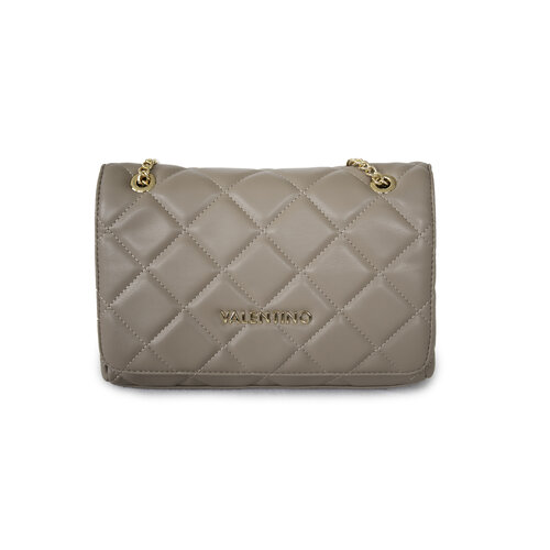 Valentino by Mario Valentino Ocarina Satchel Taupe Medium Valentino by Mario Valentino Ocarina Satchel Taupe Medium